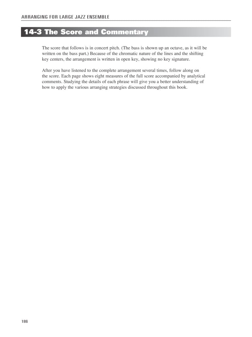 Arranging for Large Jazz Ensemble Bk/Online Audio