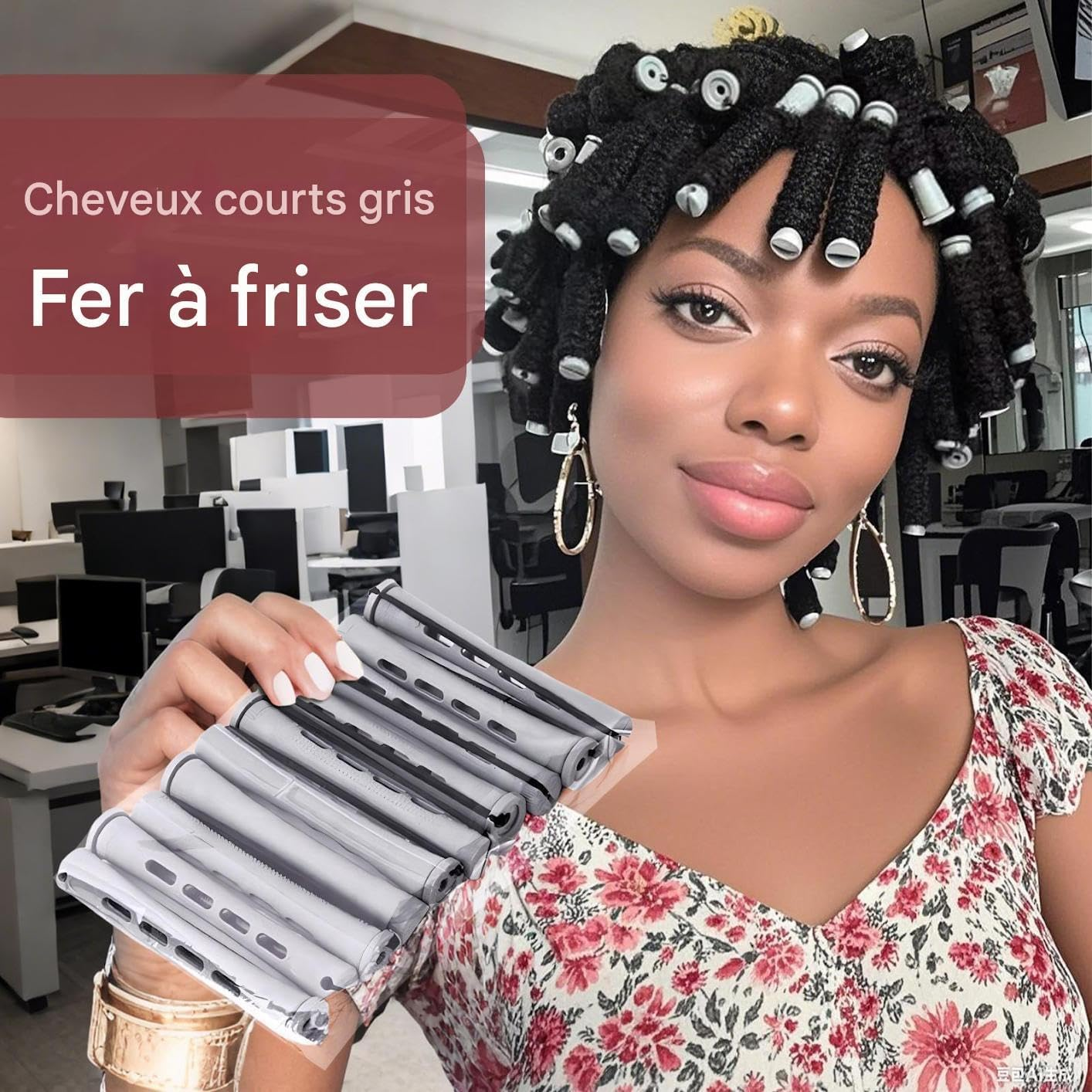 Permanent Hair Curlers - 60 Pieces Small Curling Curlers for Perm | Hand Hair Styling Supplies for Women, Curl Tools for Home, Beauty Salon, School image number 6