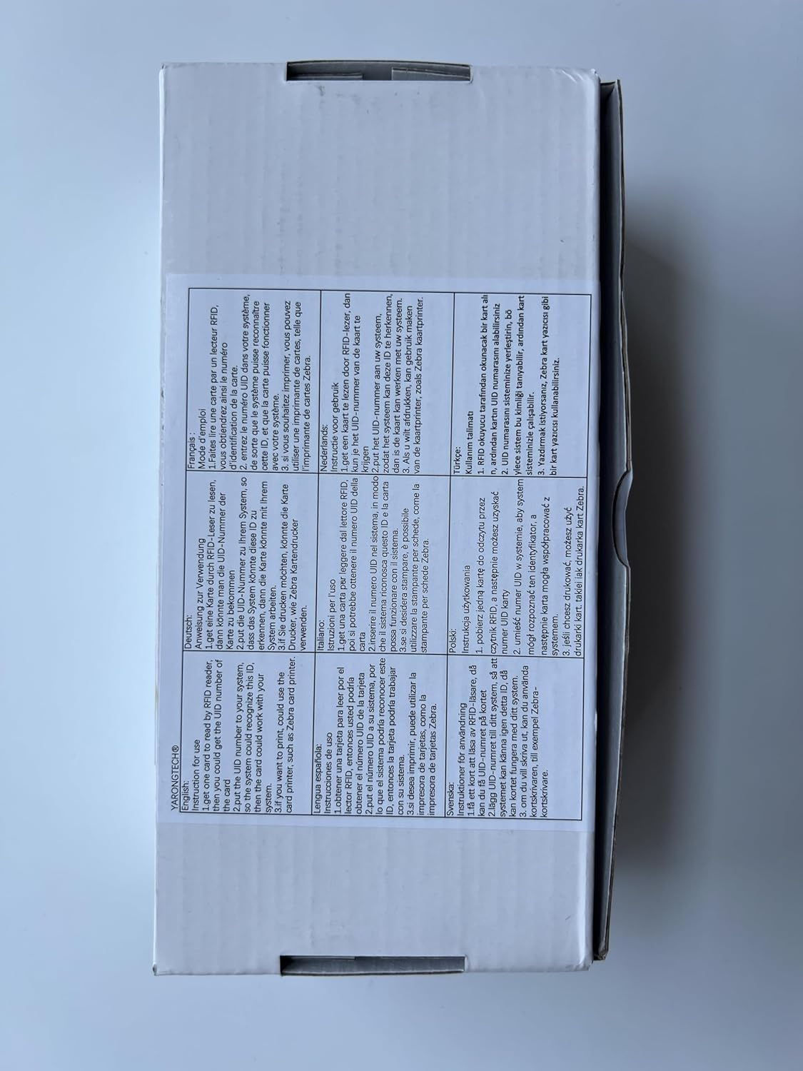 YARONGTECH Blank ISO14443A RFID MIFARE Classic&reg; 1K Card (Pack of 200) image number 3