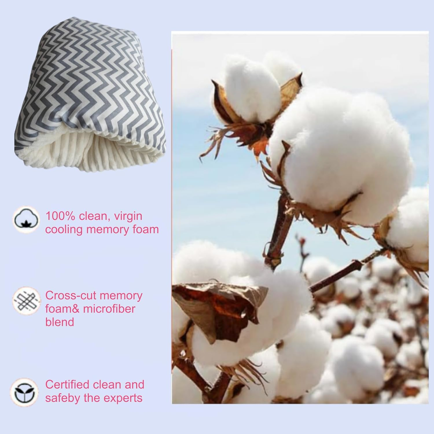 Arm Pillow - Cozy Cradle Nursing Pillow for Breastfeeding, Soft Head Support Pillow,Perfect Comfort for You and Your Baby image number 5