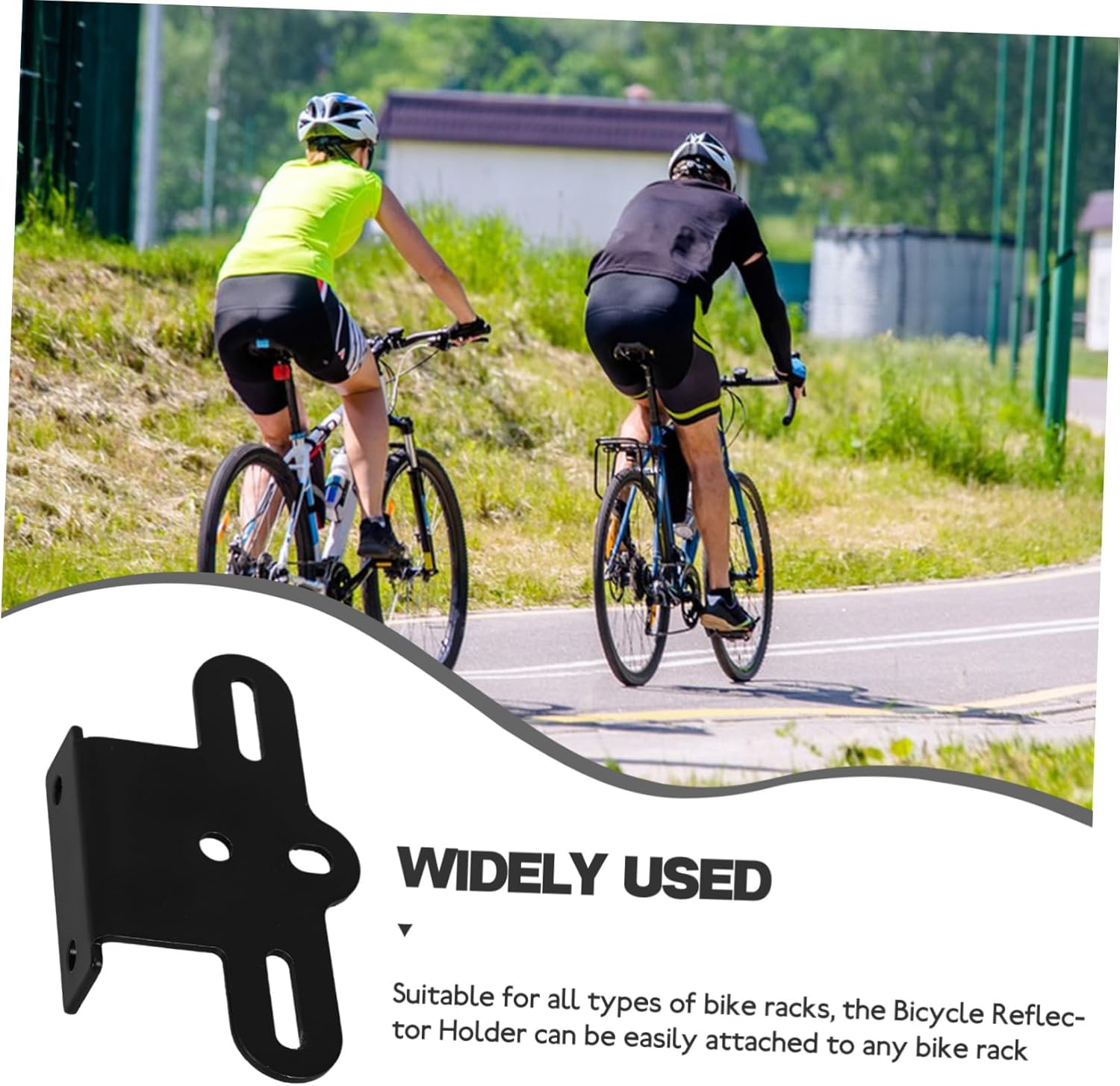 Anneome Bike Reflector Mount Shaped Reflector Holder for Mountain Easy Installation Bracket Safety and Visibility image number 5
