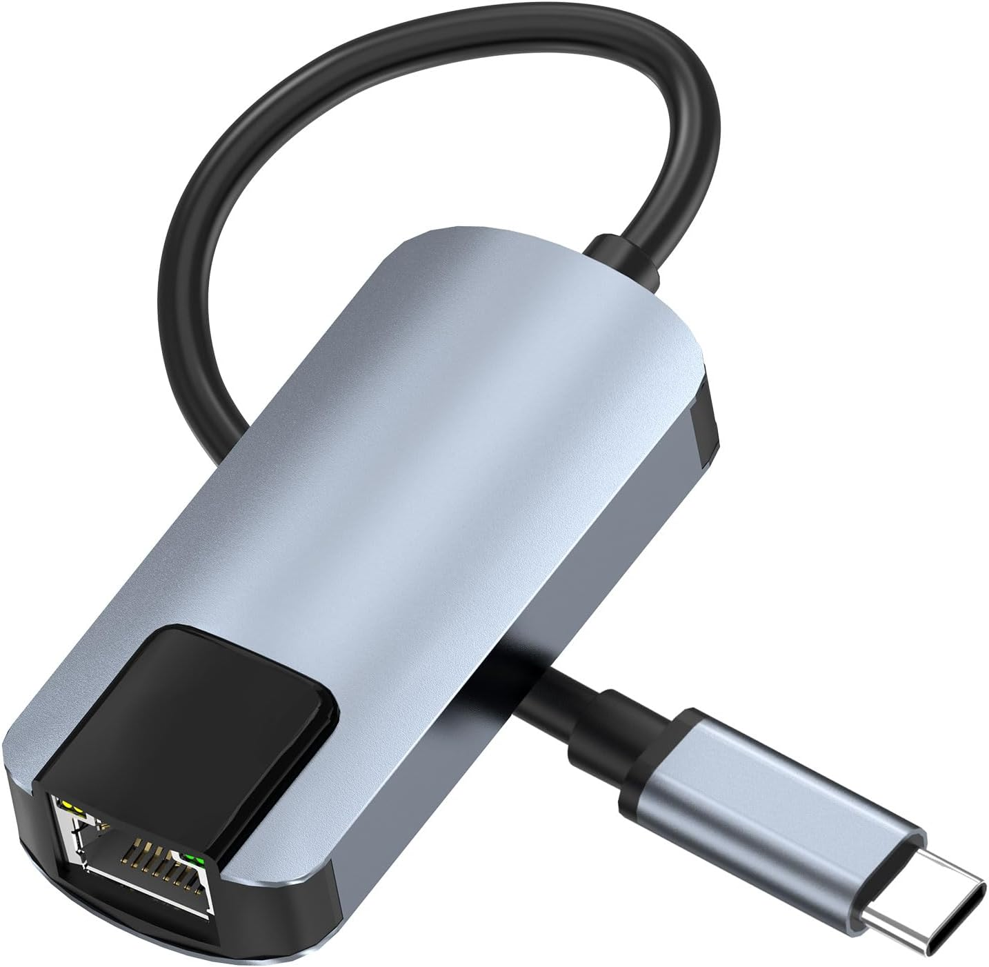 USB C to Ethernet Adapter, 1000Mbps Type C RJ45 Network Adaptor Thunderbolt 4/3 Wired LAN Internet Converter Gigabit for Switch 2 Iphone 16/15/Plus/Pro Max, Galaxy S24, PC, Macbook Air, Ipad