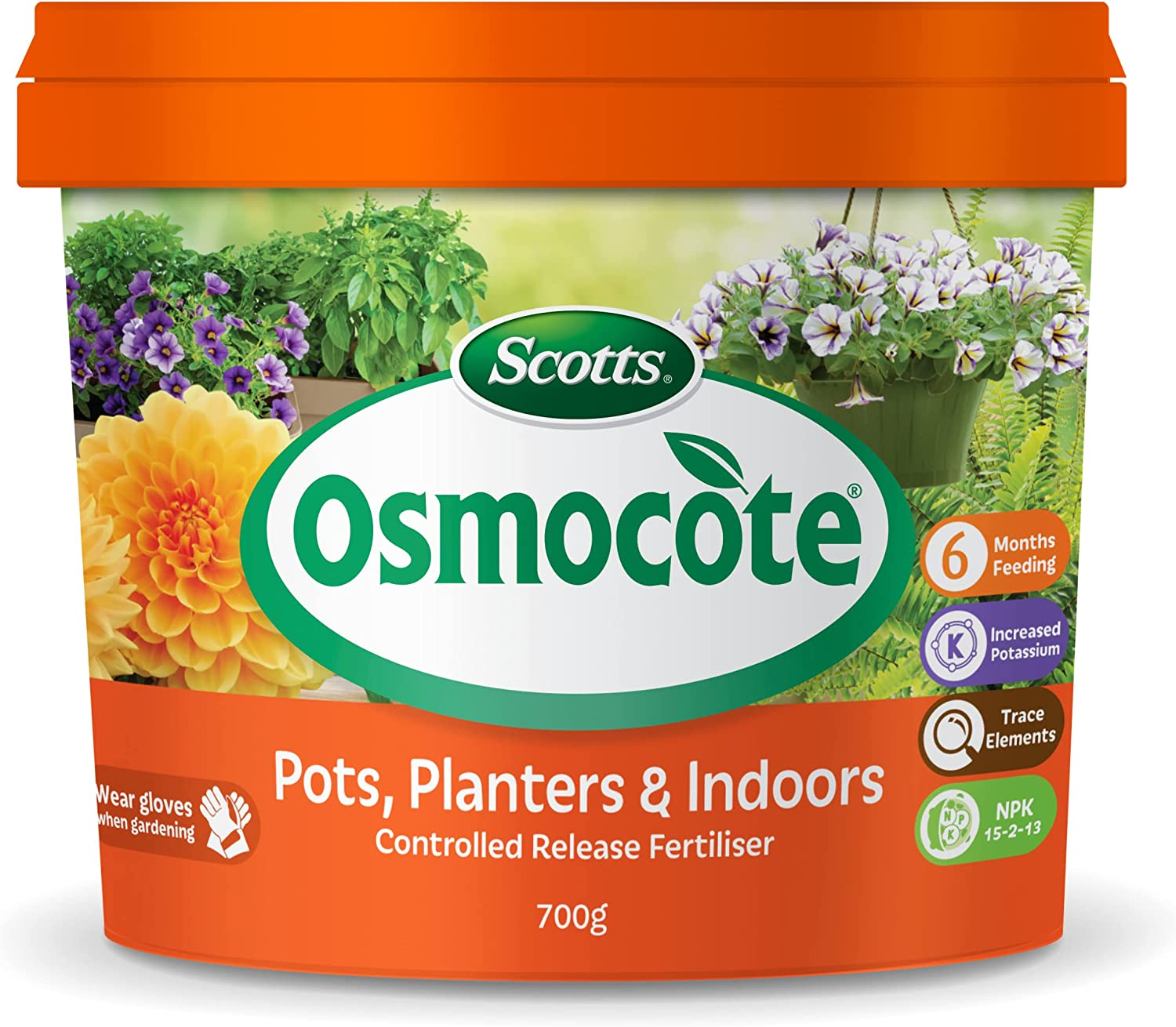 Scotts Osmocote Pots, Planters and Indoor Controlled Slow Release Fertiliser 700G image number 2