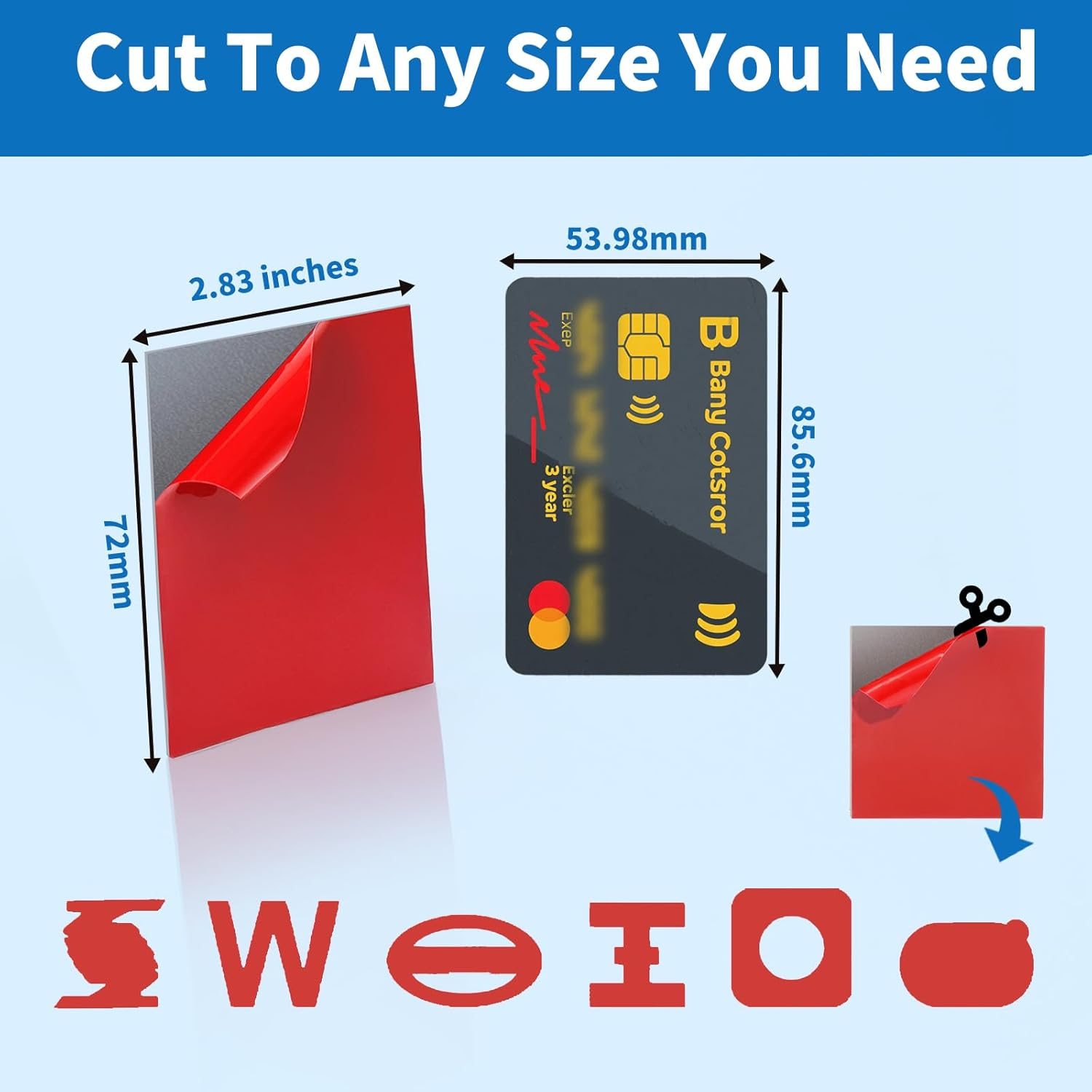 10 Pcs Heavy Duty Dash Cam Mounting Tape - Ultra Heat Resistant Double-Sided Adhesive Pads for Windshield, Dashboard, GPS & Camera Holders | 60% Stronger than Foam Tapes, Weatherproof & Customizable image number 1