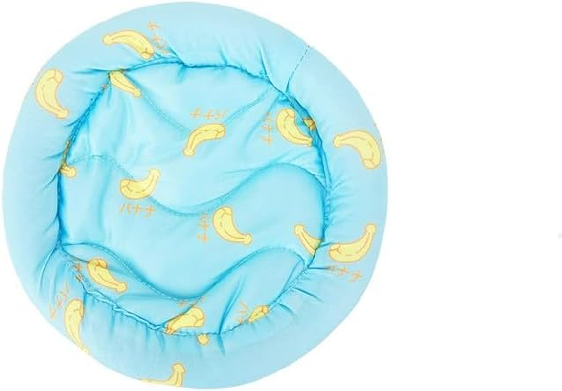 Pet Cushion Hamster Cooling Pad Rabbit Bed Summer Ice Silk Floor Mat, 1Pc Rabbit Bed Hamster Bedding Cooling Cushion Small Pet Floor Pad, Green