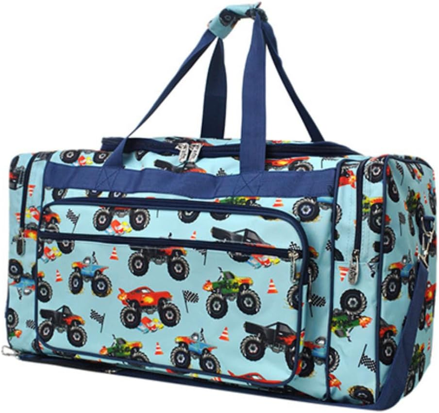 NGIL Canvas 23" Inch Duffle Bag, Hot Pink Glitter, Casual