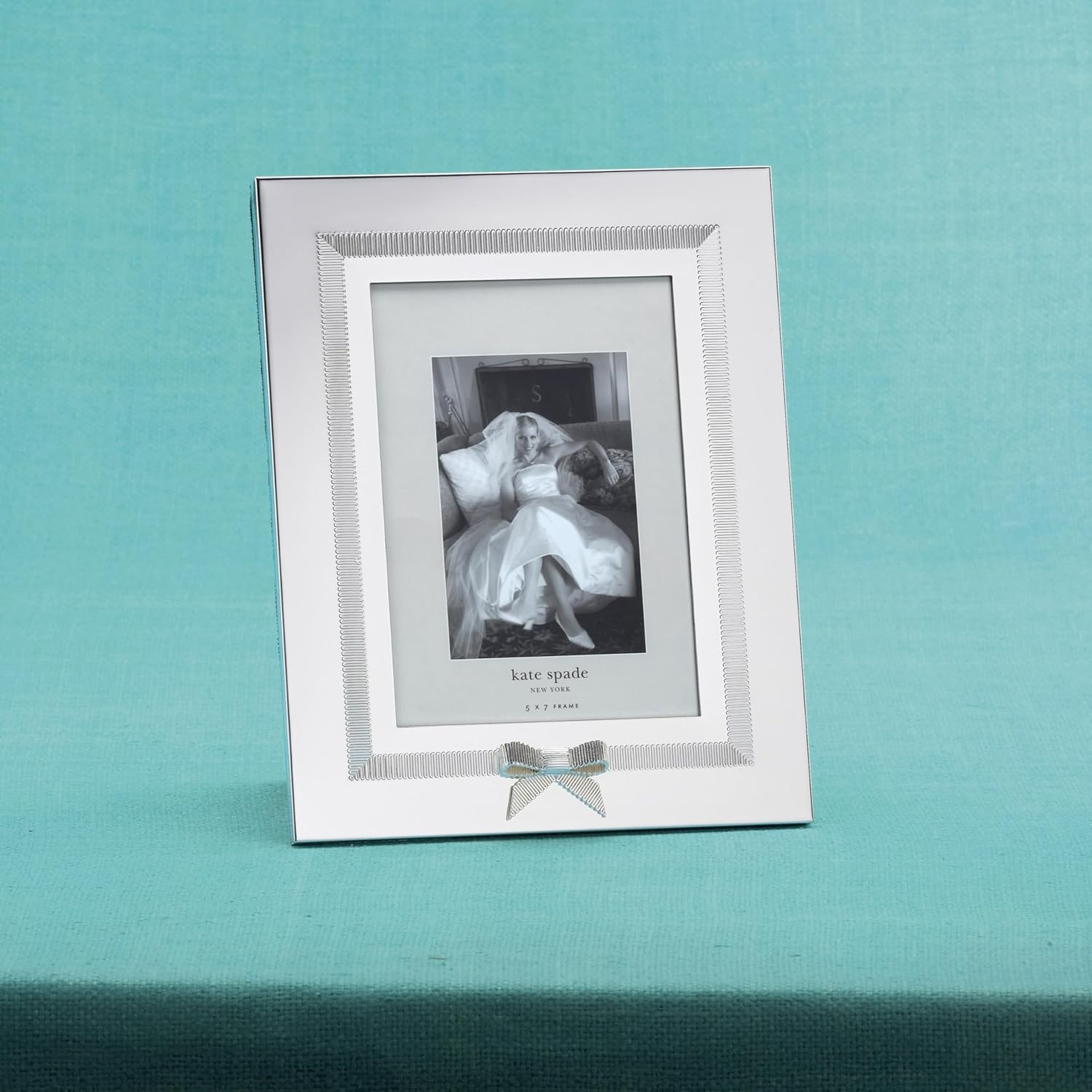 Kate Spade New York Grace Avenue 5" X 7" Frame, 1.60 LB, Metallic image number 4