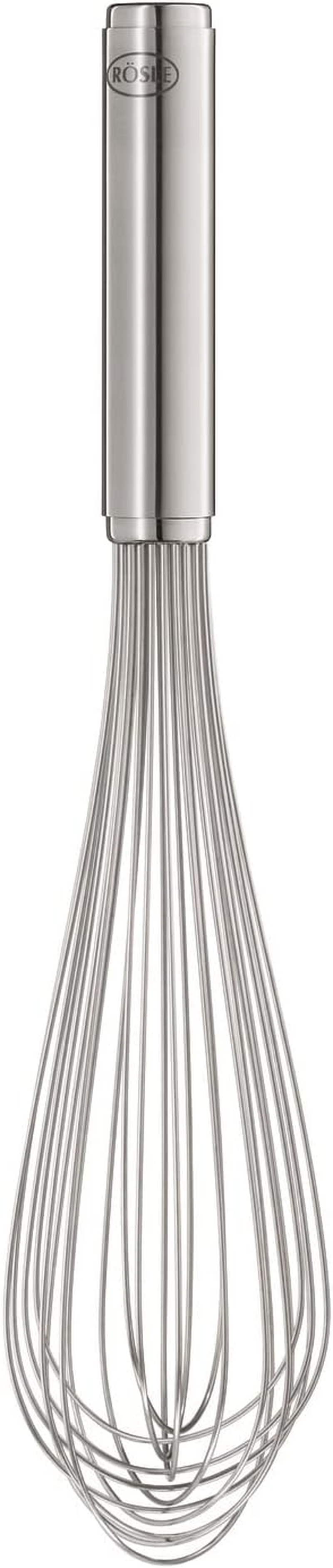 R&Ouml;SLE Classic Whisk High Quality Mixer with Sturdy round Handle Catering 18/10 Stainless Steel Dishwasher Safe Length 30 Cm Silver image number 6