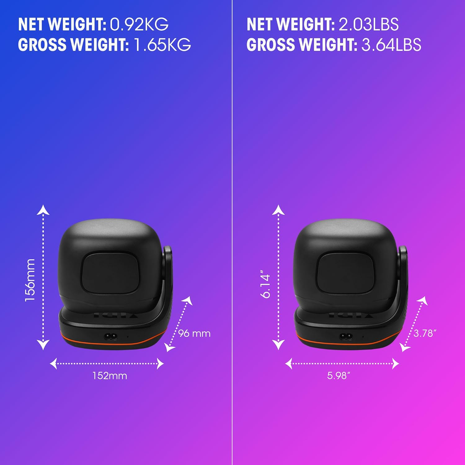 JBL Partylight Beam, Take Your Party to the Next Level, Room-Filling Party Atmosphere, Choreographed Lightshow, Built-In Mic with a Music Detection Algorithm, Match Your Energy, Black image number 5