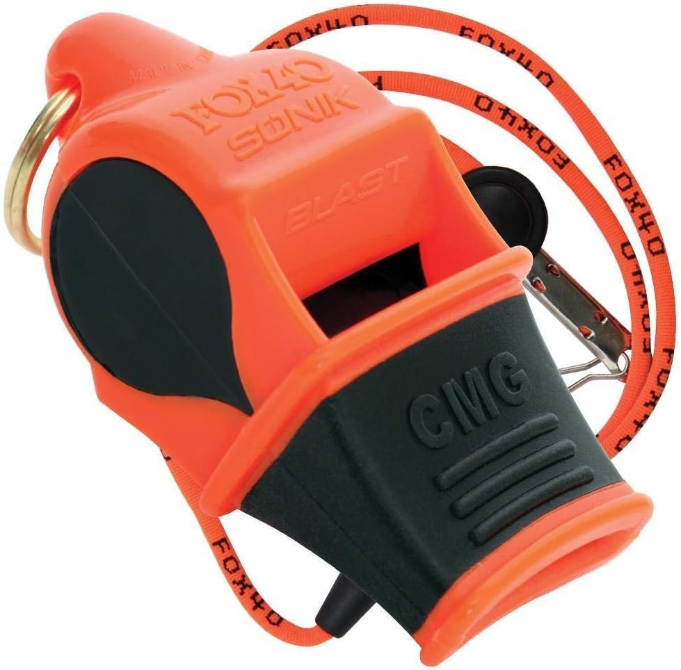 Fox 40 Sonik Blast Whistle (Orange Black)