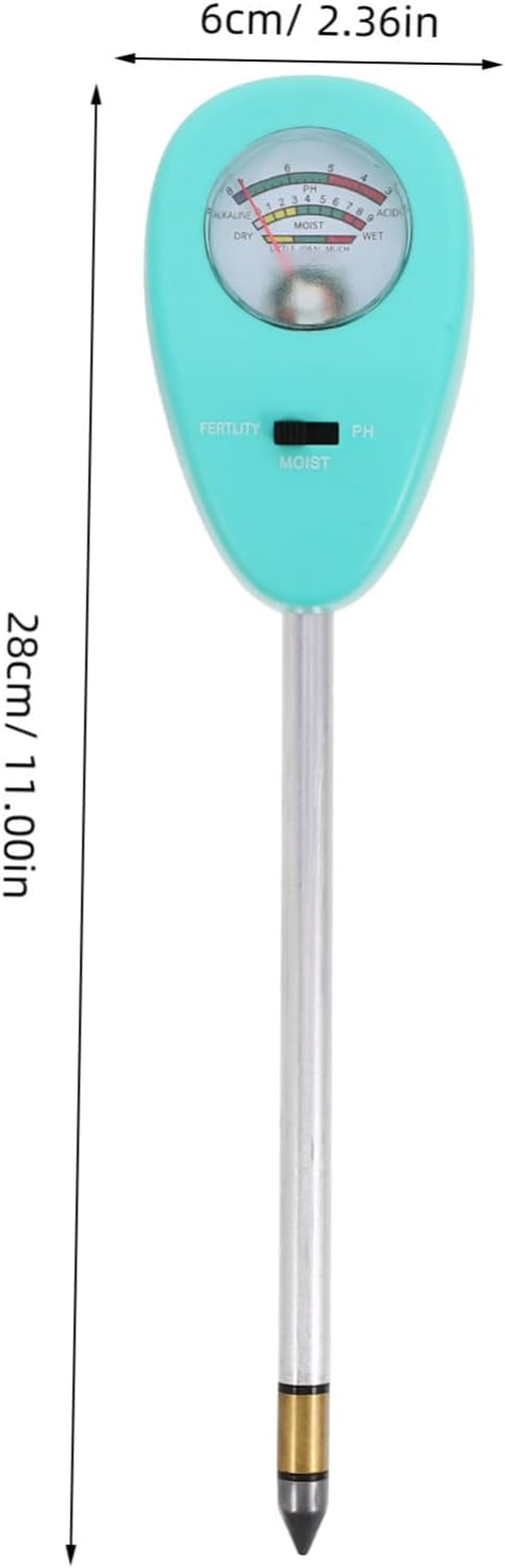 MERRYHAPY Garden Soil Tester Multi-Functional Plant Soil Ph Moisture Moist and Ph Easy to Use for Gardening image number 5
