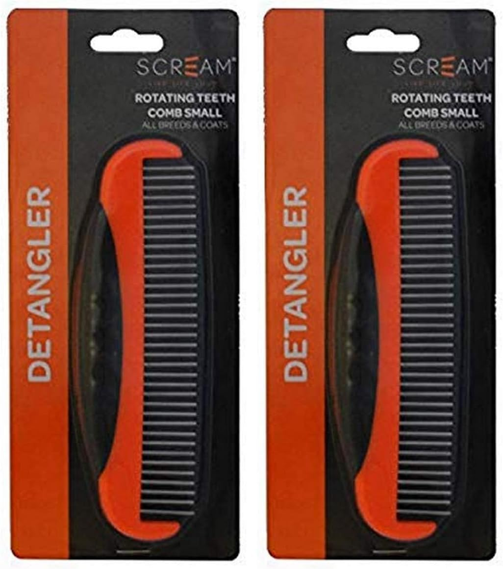 Scream 35-SG03751 LOR Rotating Teeth Comb, Loud Orange image number 2