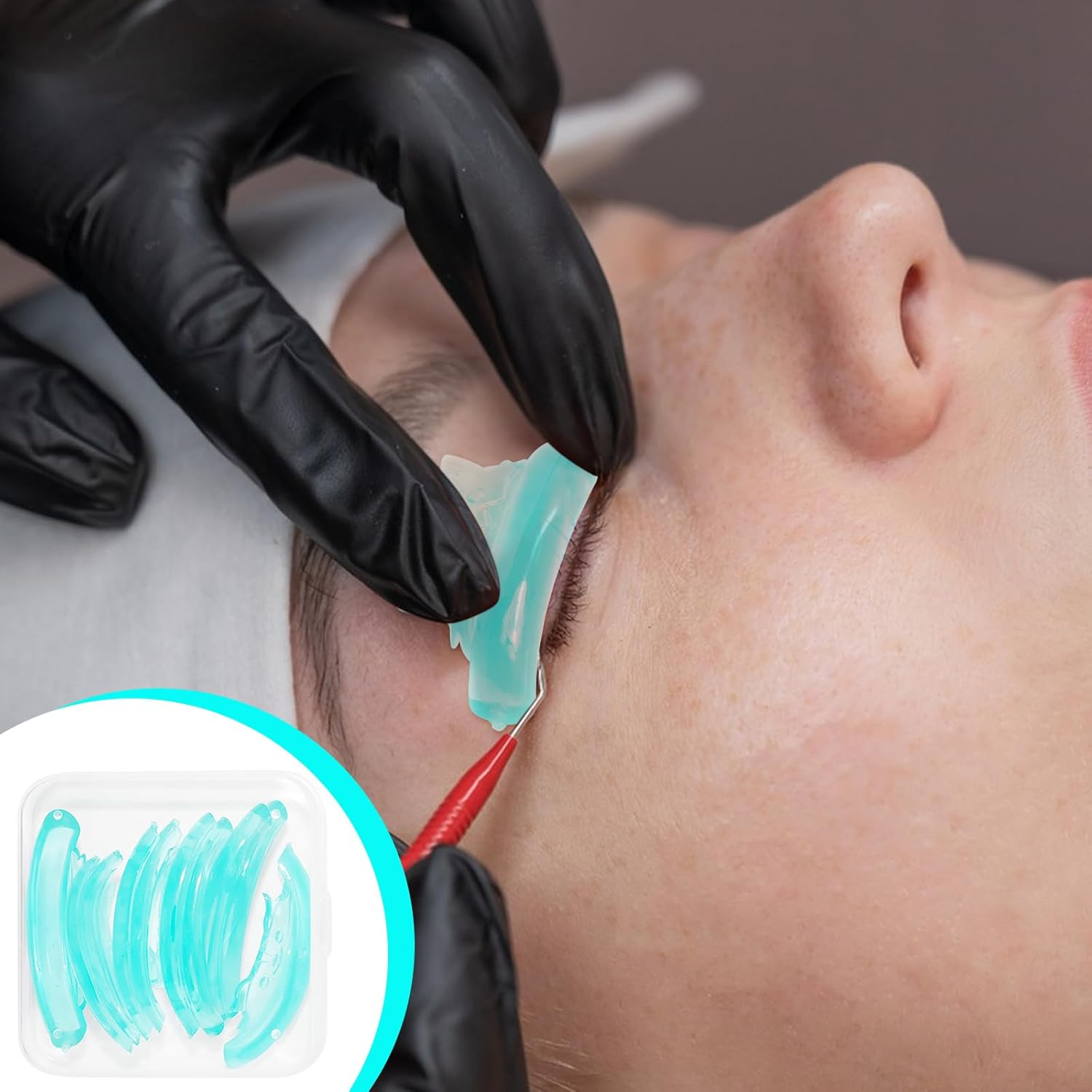 Colorich Eyelash Lifting Set, Self-Adhesive Silicone Pads for Eyelash Lifting, Semi-Permanent Pack of 10 image number 5