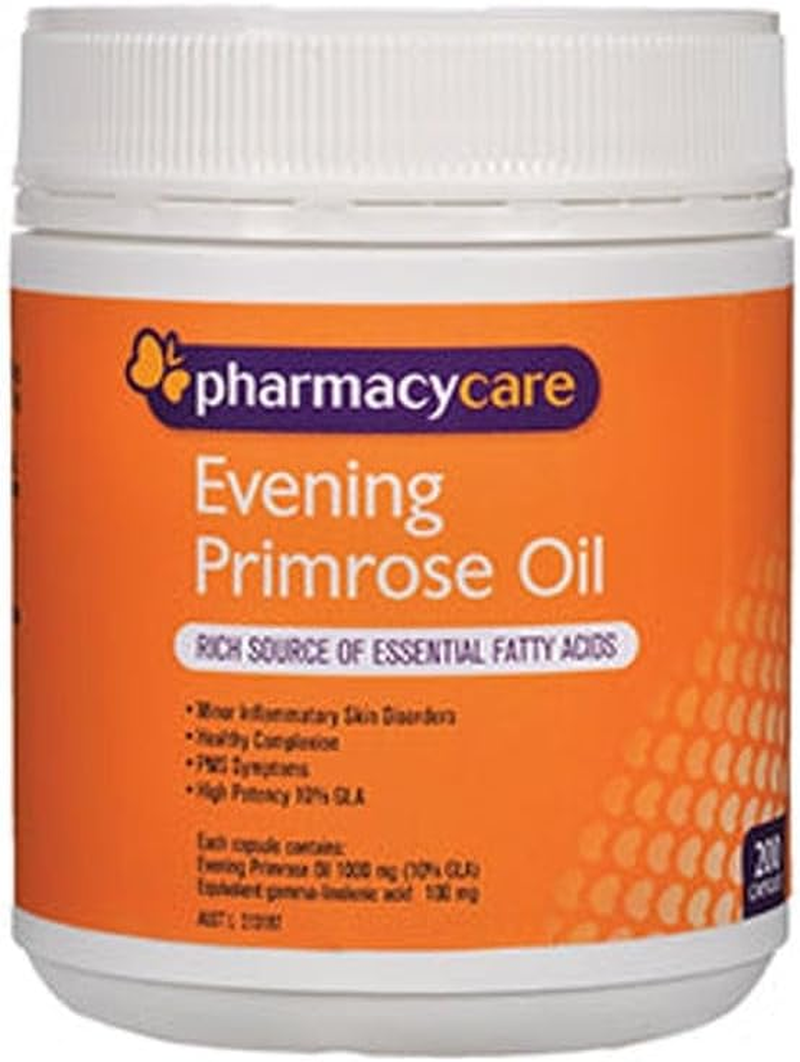 Pharmacy Care Evening Primrose Oil 200 Capsules
