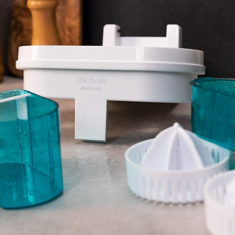 Cecotec Cecojuicer Citrus Turbo Juicer, Cutting and Juicing, 2 Heads, 500Ml Tank, BPA Free, Easy Clean, 90W (Essentialvita Twice White) image number 2