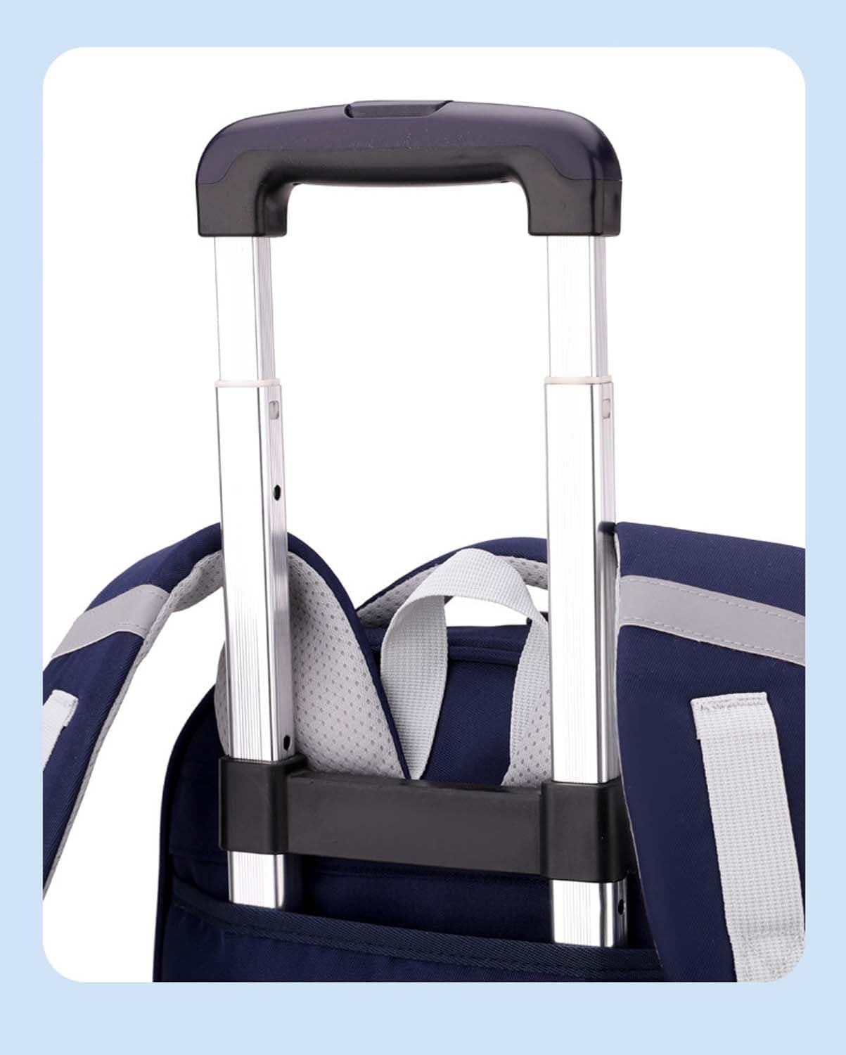 Yumenam Children'S School Backpack Trolley, Girls Boys Backpack with Wheels, Student Children'S Luggage Travel Luggage Laptop Travel Children'S Trolley Travel Suitcase, Blue, One Size image number 6