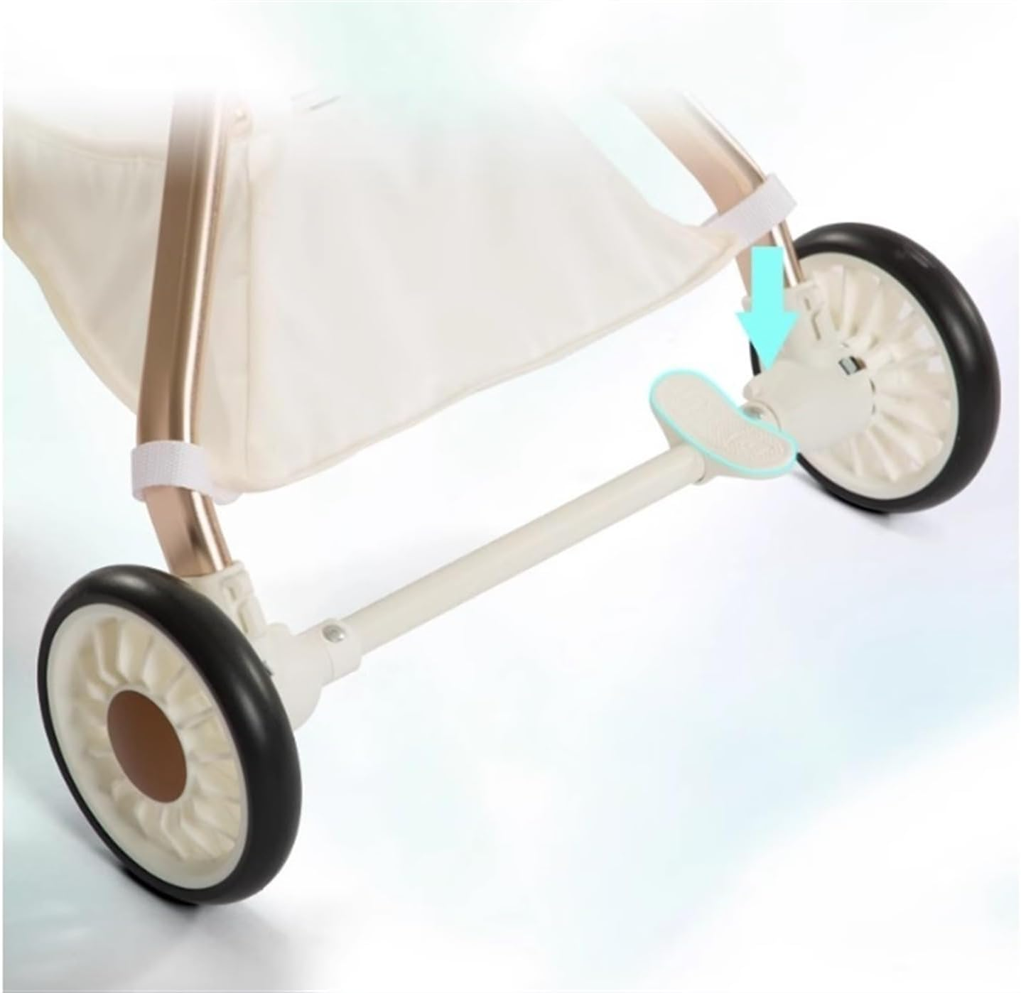 Pet Stroller Dog Stroller Cat Stroller Foldable Pet Stroller 3 in 1 Dog Stroller Pet Carrier Strolling Cart with Storage Basket for Cats and Dogs Dog Pram Dog Cat(Color:Light Gray) image number 3