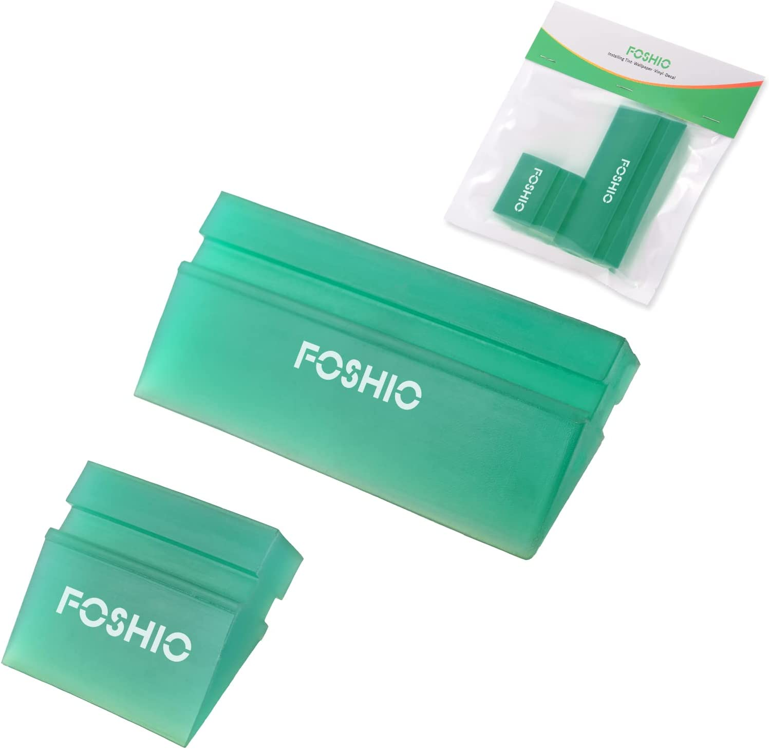 FOSHIO Mini Squeegee Window Film Tools,Rubber Squeegee Water Blade Decal Wrap Applicator Car Home Tint
