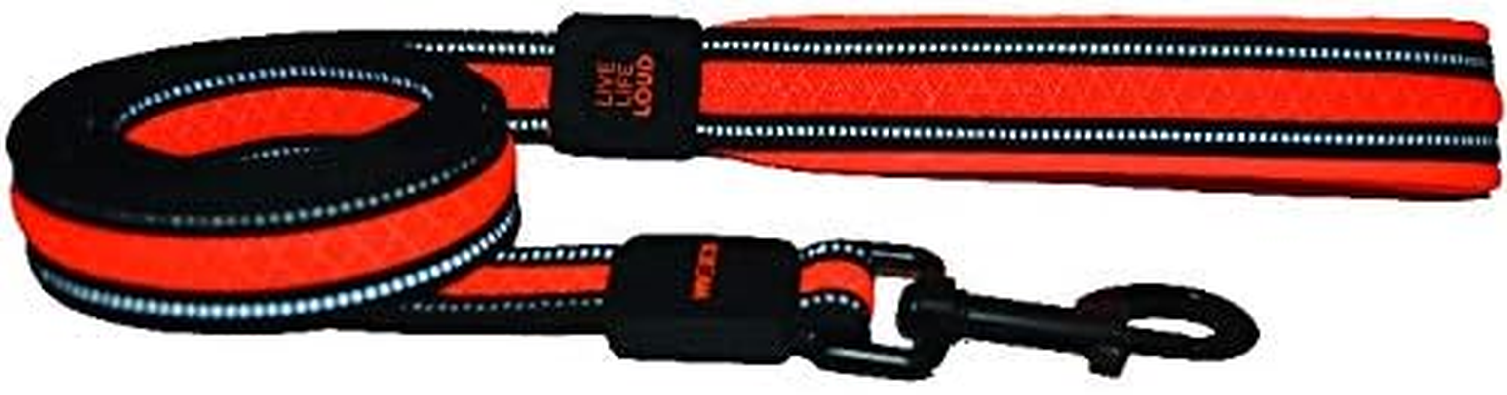 SCREAM Dog Leads, Loud Orange