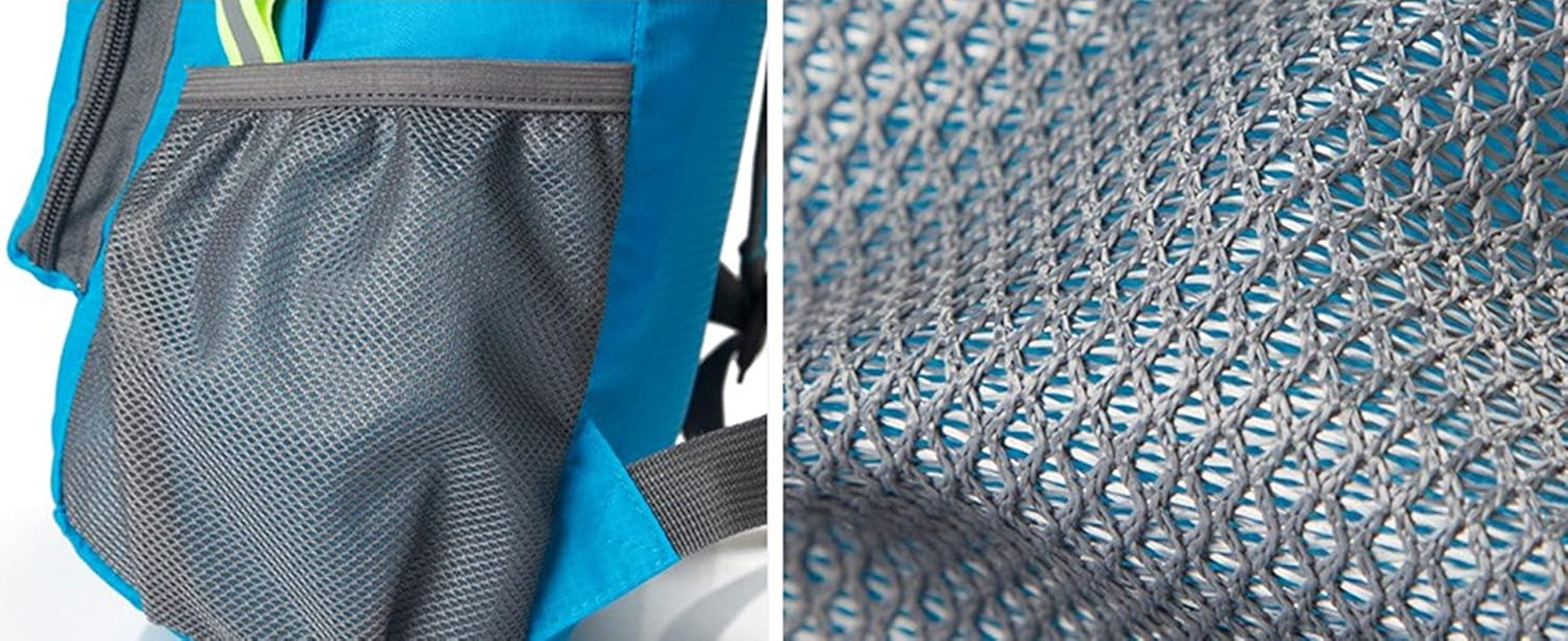 Backpack Packable Foldable Ultra Lightweight Water Resistant Durable Camping Travel Hiking Daypack for Men Women - Blue image number 7