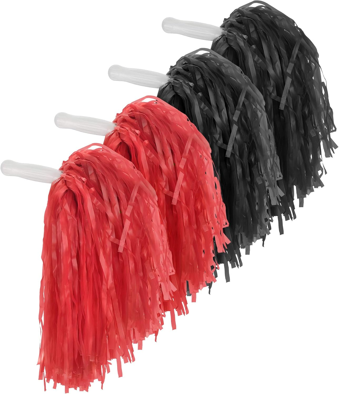 Pangda 12 Pack Cheerleading Pom Poms Sports Dance Cheer Plastic Pom Pom for Sports Team Spirit Cheering image number 3