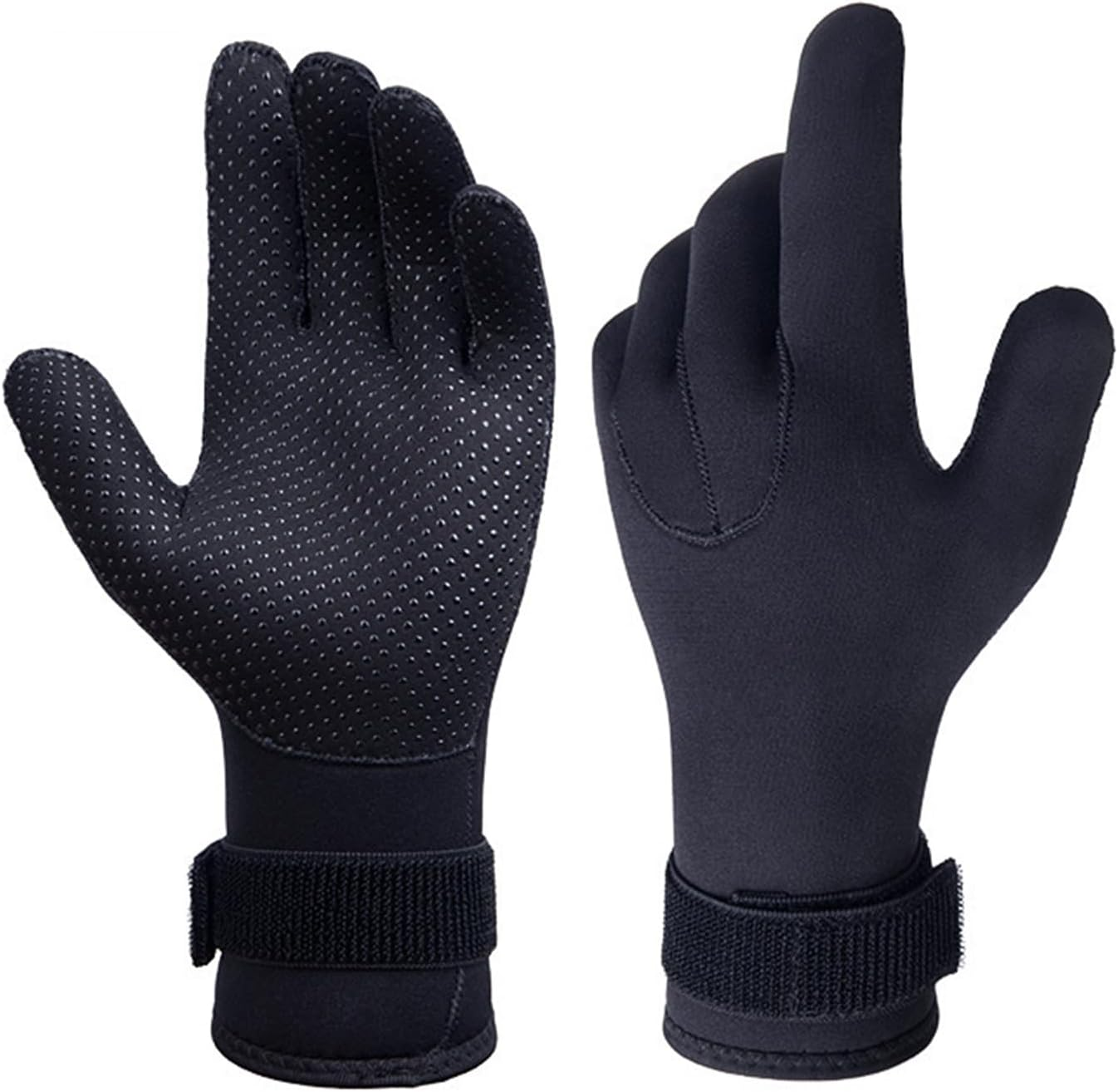 ABPOK 3Mm Neoprene Diving Gloves - Thermal Swim Anti-Slip Wear-Resistant Water Sports Gloves for Men Women image number 3