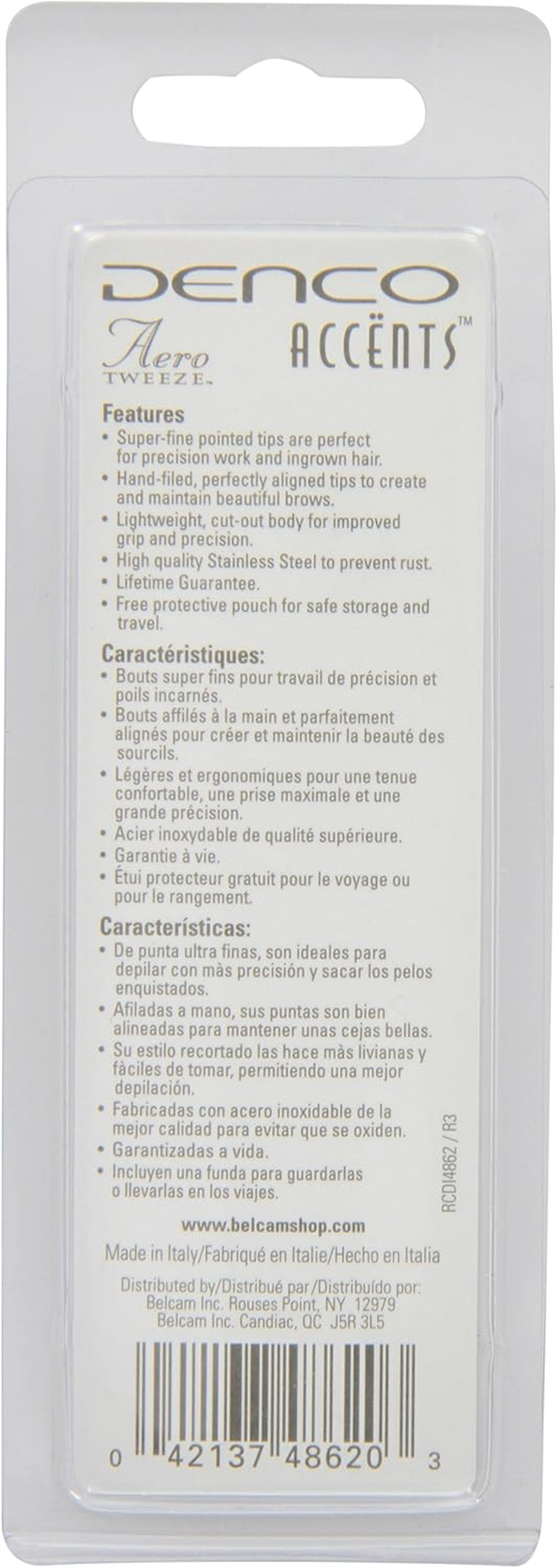 Denco Aero Tweeze Point Tip Tweezers, 4862