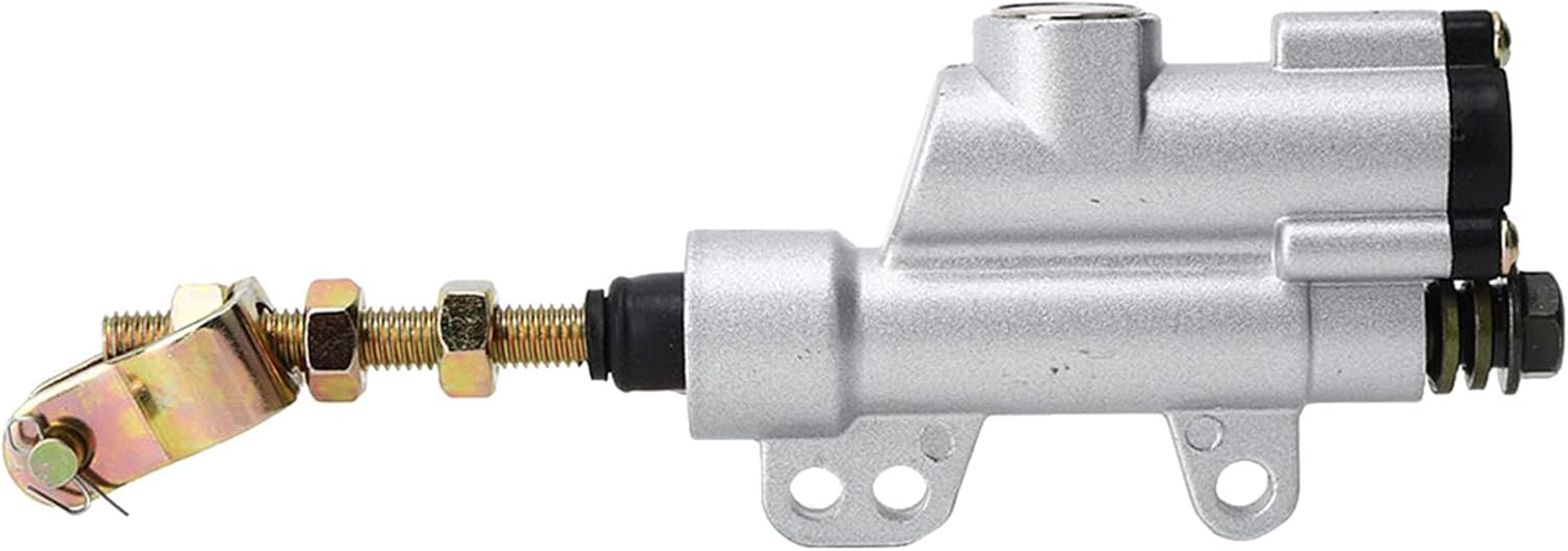 Top Grade Folding Rear Brake Cylinder Pump for ATV and Dirt Bike - Excellent Braking Performance Off-Road Riding, Black