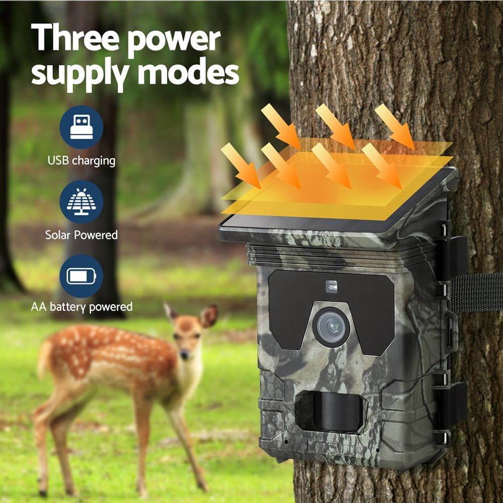 Ul-Tech Trail Camera 4K 50MP Wildlife Game Hunting Security Cam PIR Night Vision image number 6