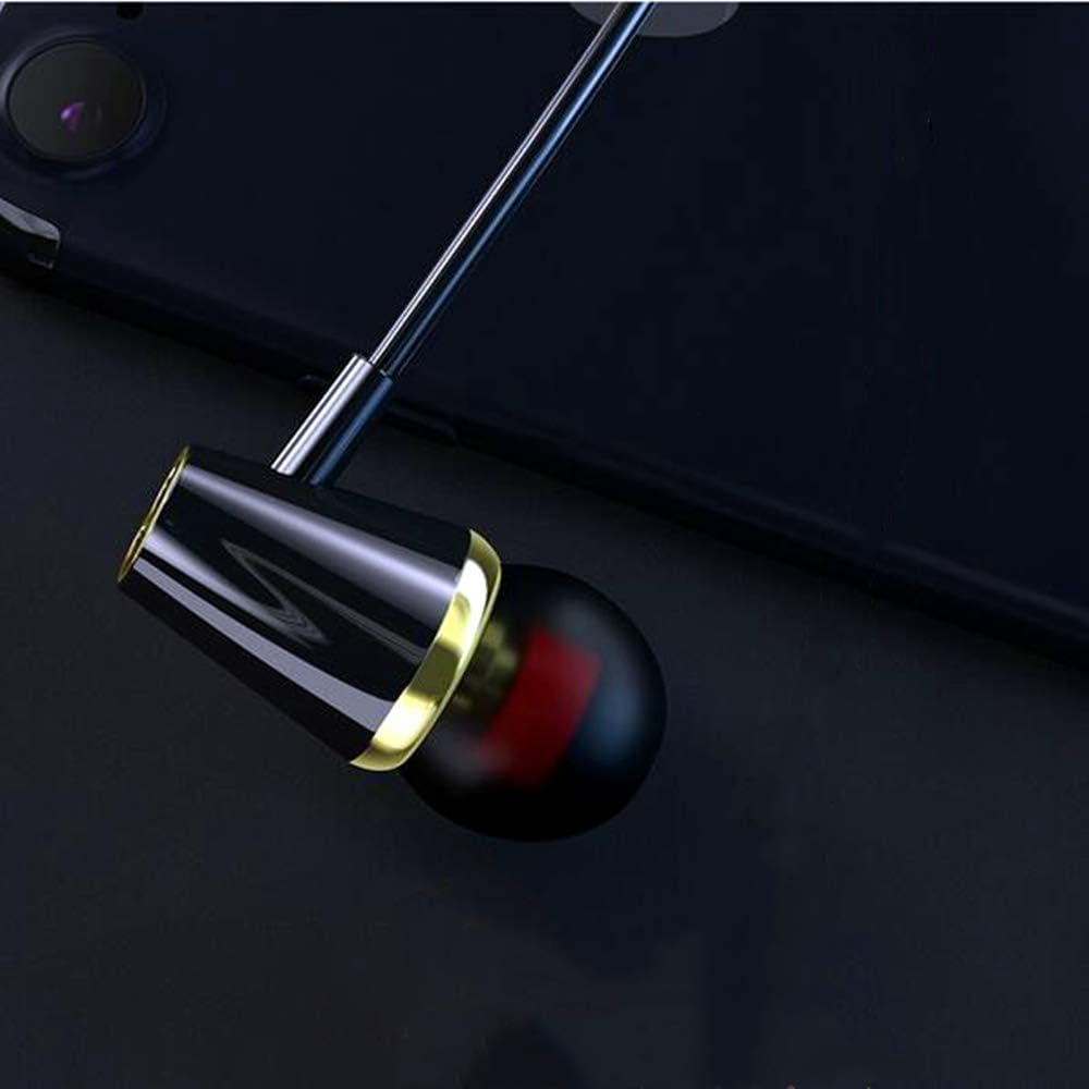 LINHUIPAD K10 Single-Ear Stereo Earbud Headphones with Microphone 3.5Mm Jack Earplugs for One Ear Spring Coil Reinforced Cord image number 4