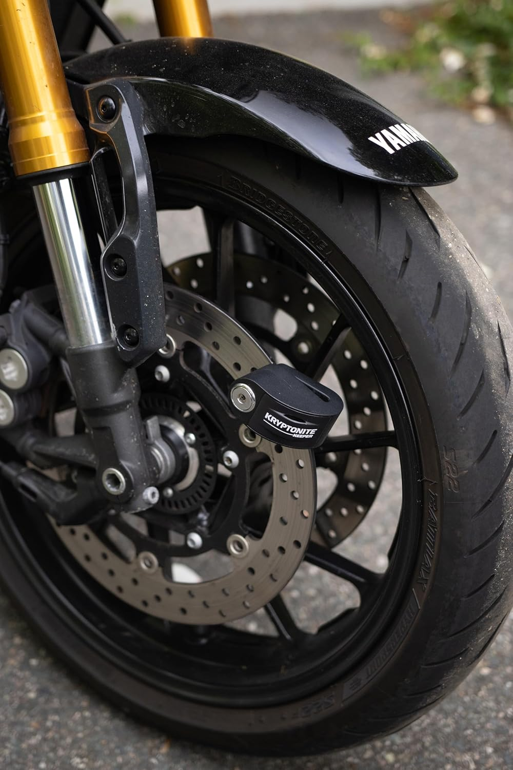 Kryptonite Keeper Alarm Disc Lock, Heavy Duty Anti-Theft Motorcycle Disc Break Lock Waterproof 100Db Alarm, 5.5Mm Pin Powersport Disc Break Lock for Motorbikes Scooters image number 5