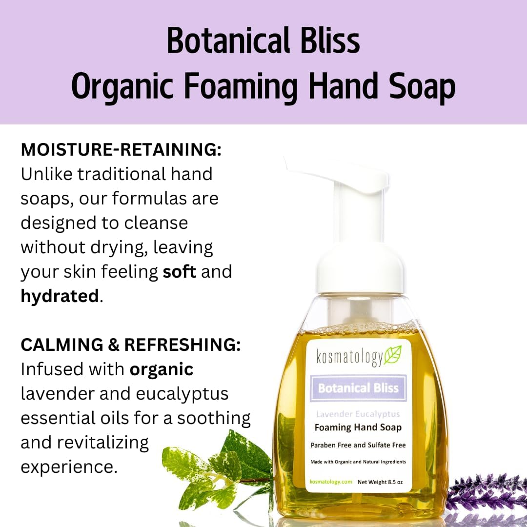 Kosmatology - Botanical Bliss Foaming Hand Soap Lavender Eucalyptus - 8.5 Oz. image number 3