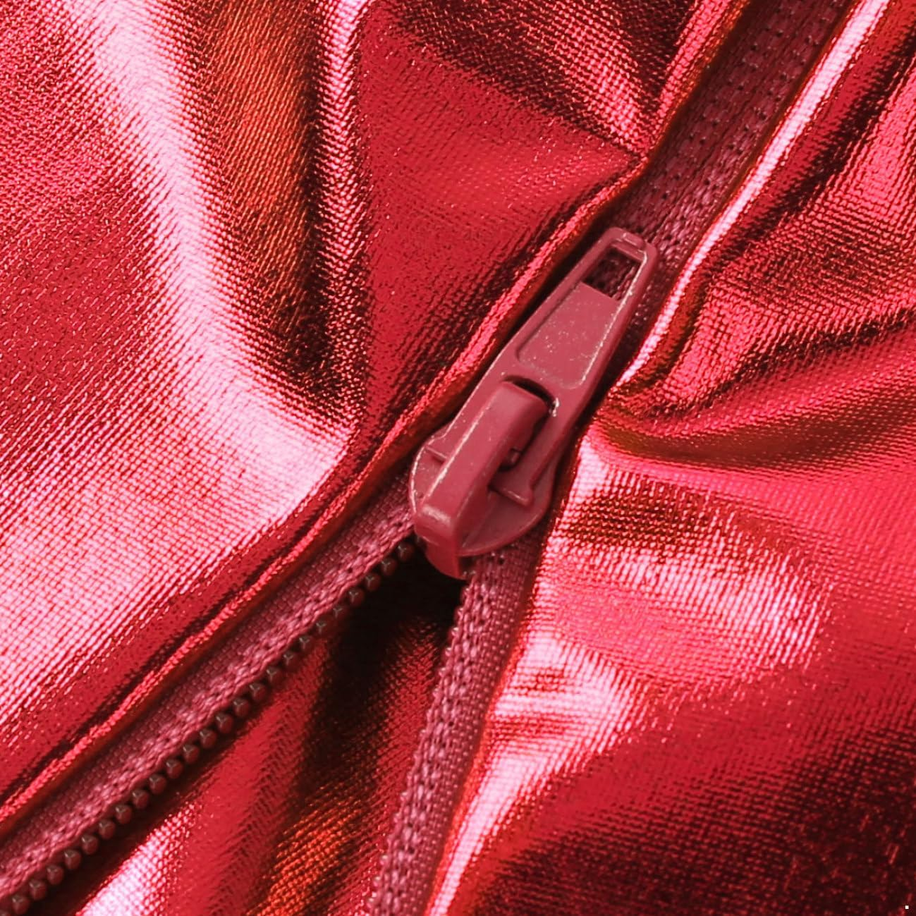 Unisex Adult Headgear Latex Smooth Metal Open Eyes Mouth Full Face Mask Hood Cosplay Clothing image number 3