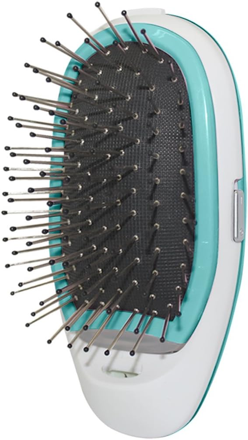 TODO Ionic anti Frizz Straightening Styling Hair Straight Brush Smooth Silky Hair Comb Blue image number 2