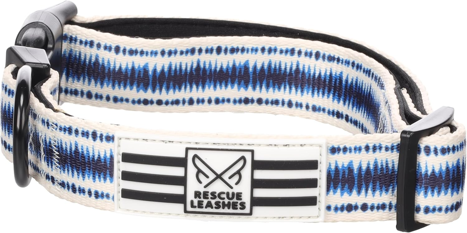 Dog Collar Gili Island Blue M 33-51Cm 25Mm