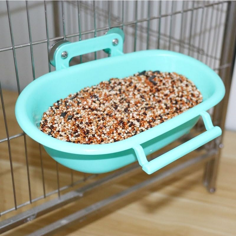 Reusable Bird Bathtub Box Bird Bath,Bird Bath for Cage,Small Tub Bowl for Hang inside Cage Birdbath Shower,Parrot Shower Bird Cage Accessories for Small Birds Parrots Canary Lovebirds (Green) image number 3