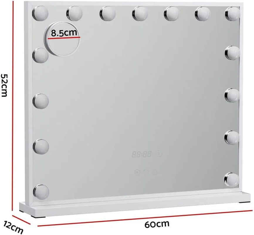 Embellir Makeup Mirror Hollywood 60X52Cm 15 Led Time