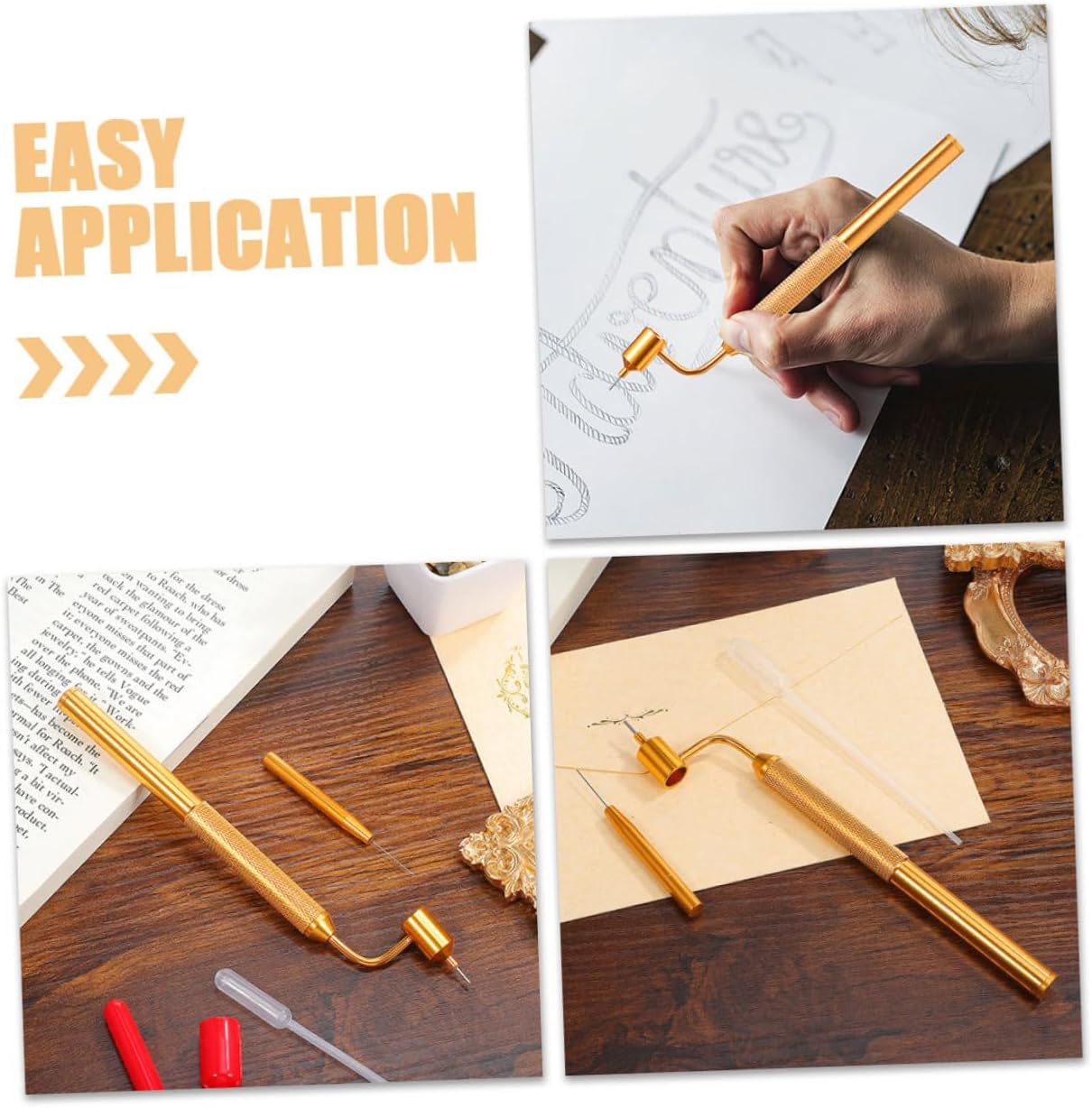 2 Sets Car Paint Scratch Repair Pens 0.5Mm Fine Line Applicator Automotive Touch Paint for Cars Needle and Dropper for Precise Scratch Restoration image number 3