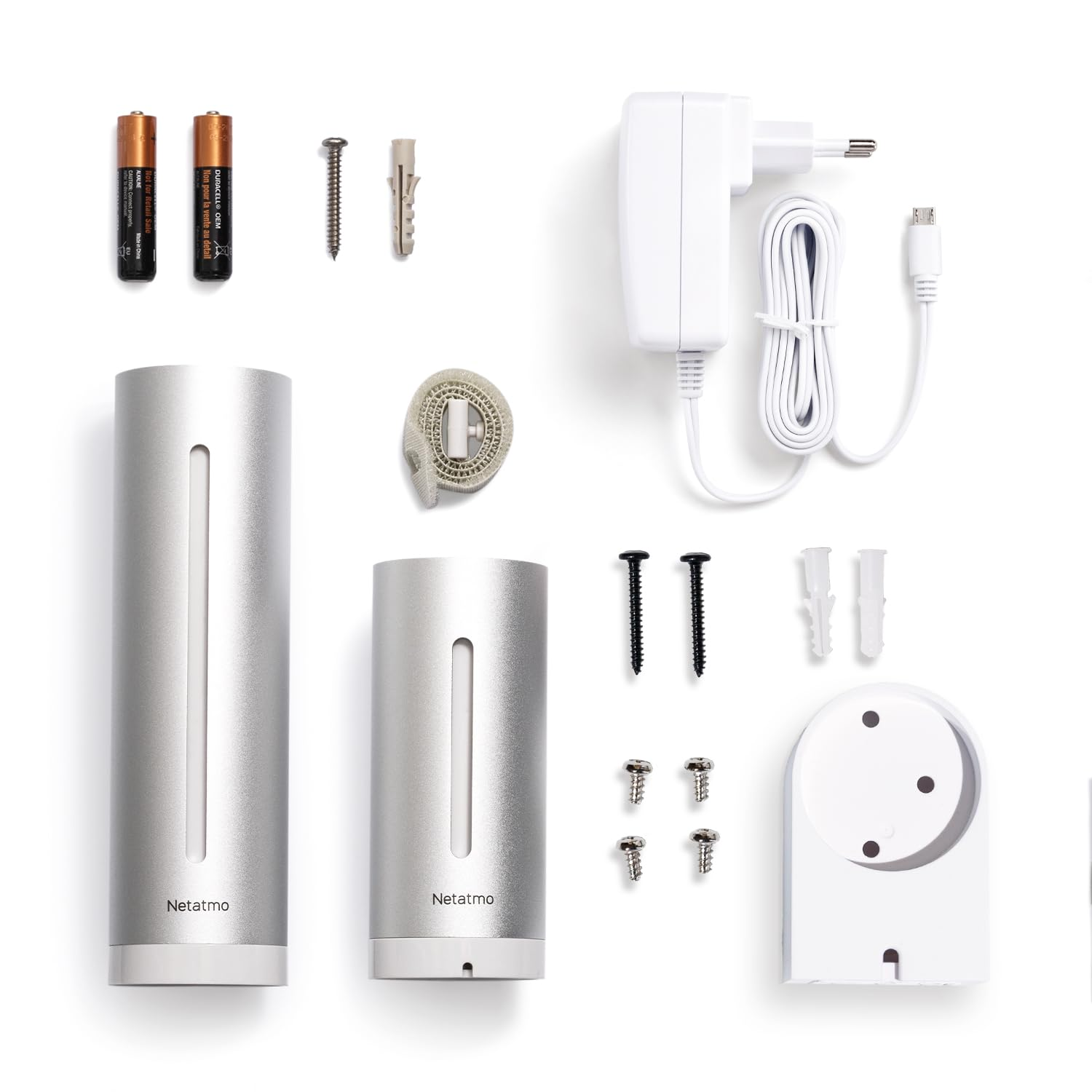 Netatmo Smart Weather Station with Wall Mount - Wifi, Radio, Indoor and Outdoor Sensor, Weather Forecast, Hygrometer, Air Quality, Compatible with Amazon Alexa, Apple Homekit and Google Home, NWS-AMZ image number 4