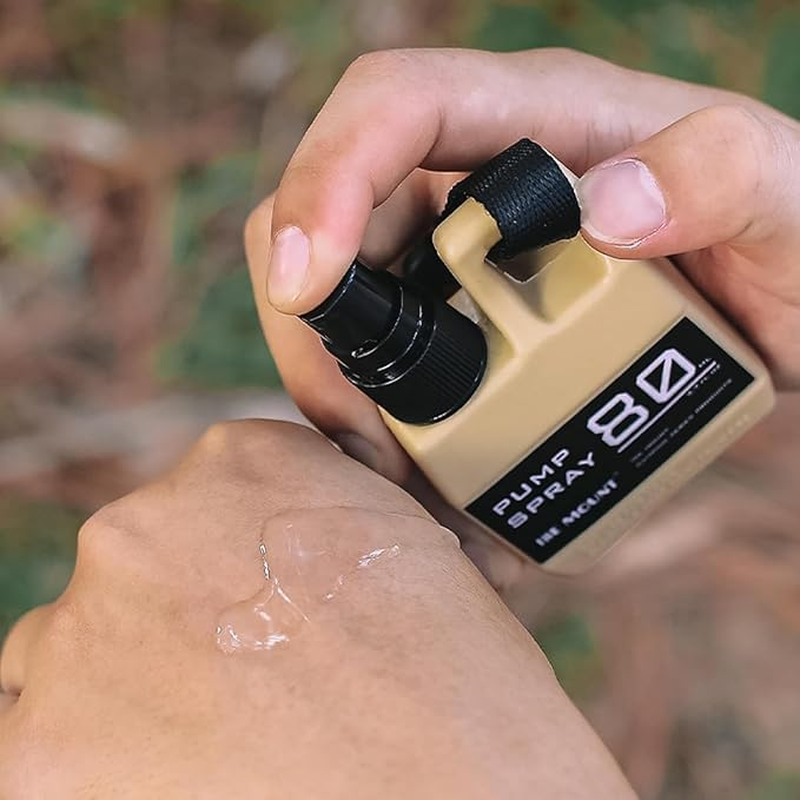 Portable Empty Cosmetic Container Outdoor Camping Hiking 80Ml Perfumes Refillable Spray Bottle with Buckle Outdoor Spray Bottle Spray Bottles for Empty Cosmetic Container, Black，Yellow image number 2