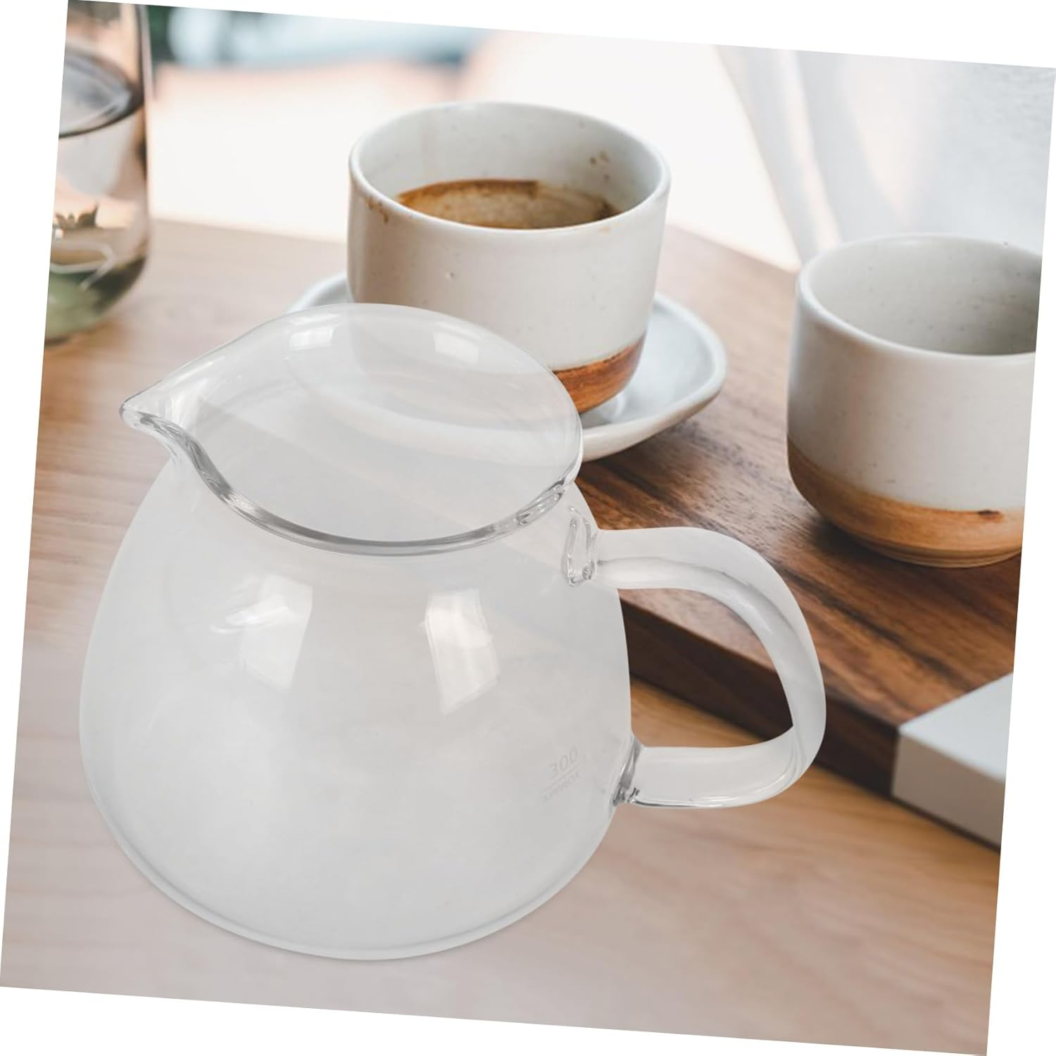 Ipetboom Glass Coffee Pot Manual Server Pot for Tea Making Small Glass Pitcher for Coffee Beaker image number 3