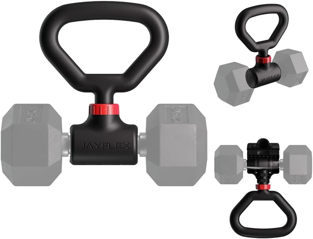 Dumbbell Converter, Dumbbell to Barbell Set and Kettlebell for Home Gym, Adjustable Weightlifting for Home Gym Weightlifting and Powerlifting Strength Training Exercises image number 3