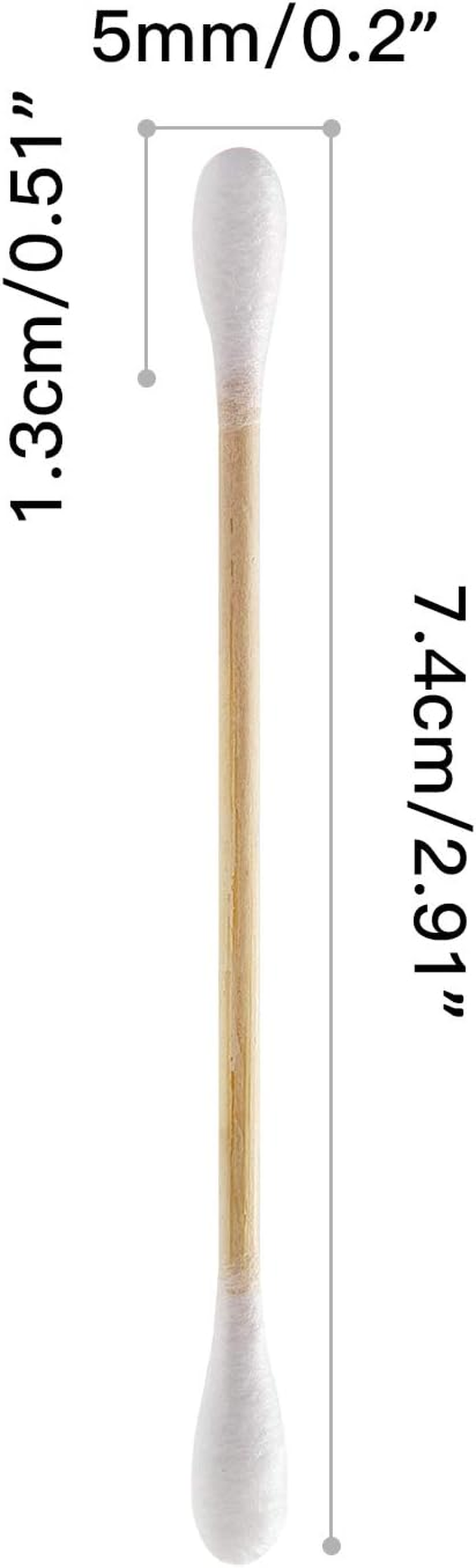 Bamboo Cotton Swabs - 2000 Count - FSC Certified and PETA Approved, Eco Friendly Double Tips, Plastic Free Ear Sticks, All Natural 100% Biodegradable Organic Cotton Buds by Isshah