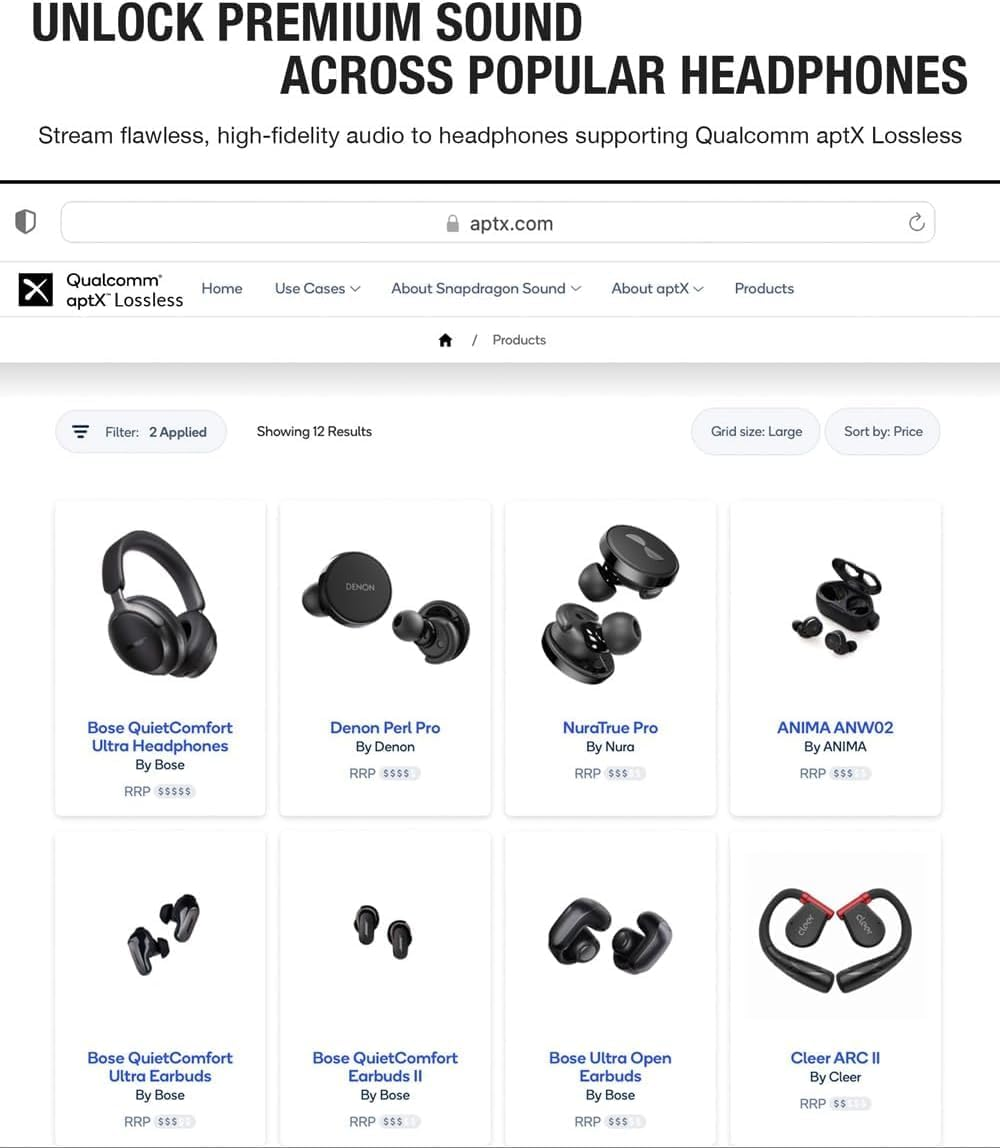 Homespot BA210 V2 Bluetooth Auracast Transmitter, LC3, Aptx Lossless, Aptx HD, Optical & 3.5Mm Inputs, Compatible with Galaxy Buds 2 Pro, Buds 3, JY300 JM320, Hearing Aids and Bluetooth Headphones image number 2