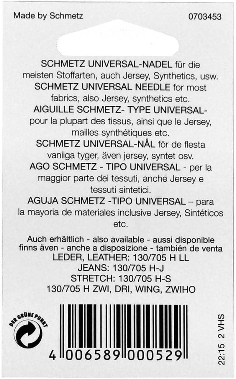 SCHMETZ CD Universal Needle - 70 90 image number 2