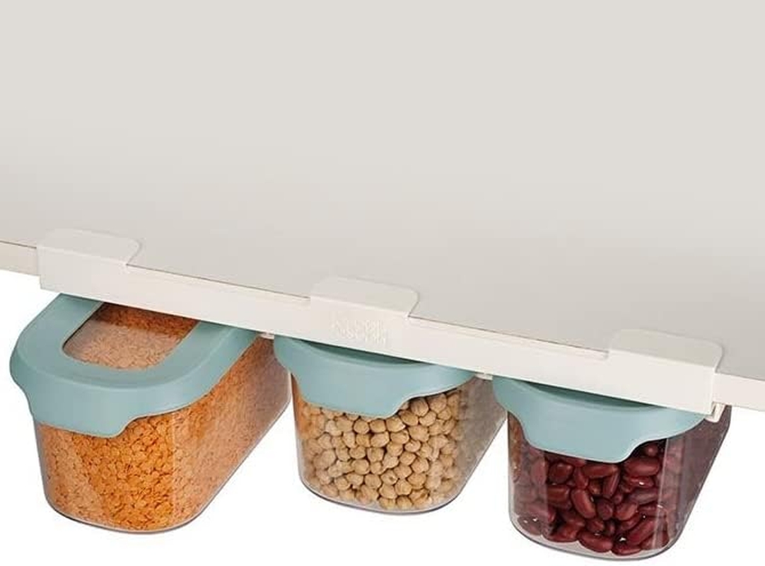 Joseph Joseph Cupboardstore 3-Piece Under-Shelf Storage Container Set of 3 X 900 Ml - Light Opal image number 2