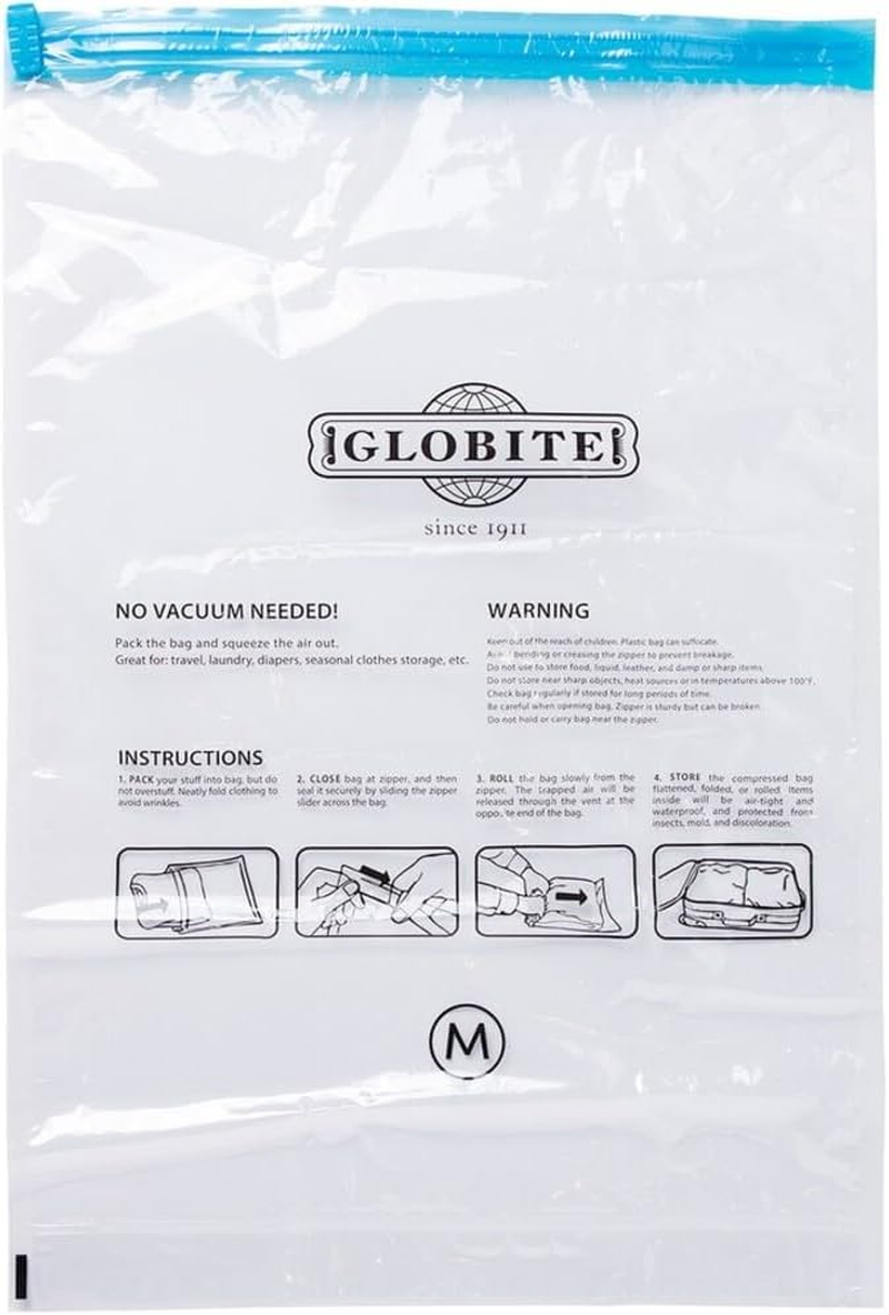 Globite Compression Bag 3Pk - Medium, Clear