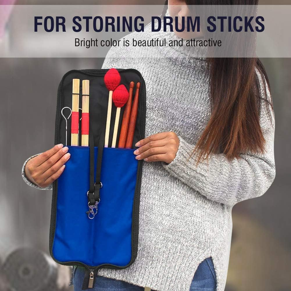 Drum Accessories, Drumstick Case Drum Stick Bag, Drum Stick Case, for Storage Hanging Bag Drumstick Portable for Mallets image number 4