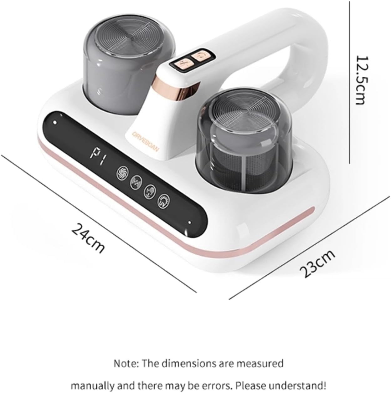 Mattress Vacuum Cleaner, 5-In-1 Handheld Bed Vacuum with 5 Filter Element 16Kpa Strong Suction and Low Noise. Ultrasonic Technology to Clean Dust and Pet Hair from Pillows, Carpets, and Sofas image number 5