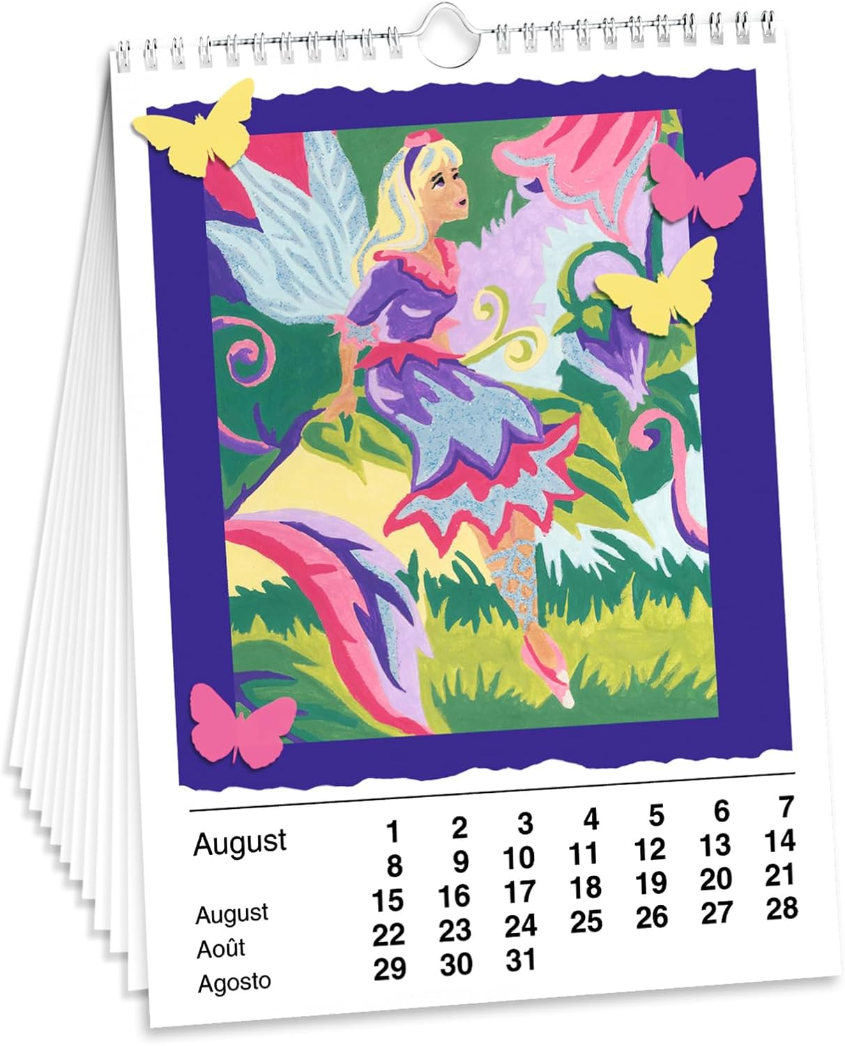 Ursus 5330000 Drawing Calendar A4, A4, 190 G/M&sup2;, 12 Monthly Sheets for DIY Crafts, Made of Fine White Drawing Cardboard, for Crafts and Painting image number 1